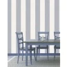 Crystal Stripe Wallpaper - Ivory/Silver