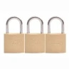 Rolson Brass Padlock 20mm 3pk