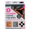 B&M Home Essentials Reusable Corner Rug Grips 8pk