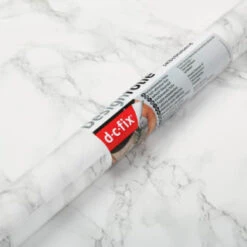 D-C-Fix Self-Adhesive Film 67.5cm X 2m - Marble Grey -White And Silver Furniture Store 330953 dc fix marble grey 67x2m wallpaper