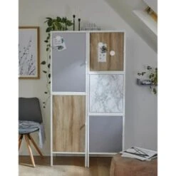 D-C-Fix Self-Adhesive Film 67.5cm X 2m - Matt Grey -White And Silver Furniture Store 330964 dc fix matt grey self adhesive film 67 5cmx2m wallpaper 3