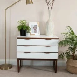 D-C-Fix Self-Adhesive Film 90cm X 2.1m - Glossy White -White And Silver Furniture Store 330980 dc fix glossy white self adhesive film 90cmx2 1m wallpaper 3