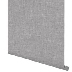 Linen Wallpaper - Mid Grey -White And Silver Furniture Store 341214 arthouse linen mid grey wallpaper 21