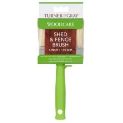 Turner & Gray Woodcare Shed & Fence Brush 4"