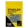 Stanley Twin Thread Screws 100pk 4 X 40mm