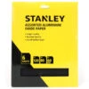 Stanley Aluminium Oxide Sandpaper 6pk - Assorted
