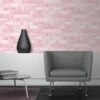 Glitter Brick Pink Wallpaper