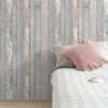 Wood Panels Blush Wallpaper