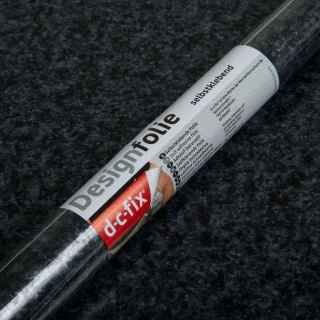 D-C-Fix Self-Adhesive Film 67.5cm X 2m - Black Granite 3 D-C-Fix Self-Adhesive Film 67.5cm X 2m - Black Granite - Image 3