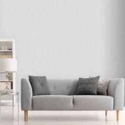 Amelie Texture Grey Wallpaper