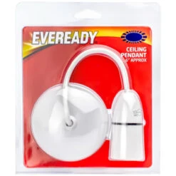 Eveready USB Double Wall Socket -White And Silver Furniture Store 372248 eveready ceiiling pendant