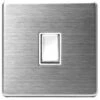 Satin Finish Screwless Light Switch
