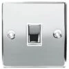 B&M 1 Gang 2 Way Light Switch - Chrome