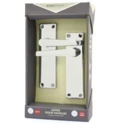 Aspen Polished Chrome Effect Door Handles