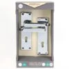 Aspen Key Hole Polished Chrome Effect Door Handles