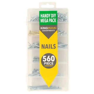 Kingmann Nails Assortment 560pc 1 Kingmann Nails Assortment 560pc