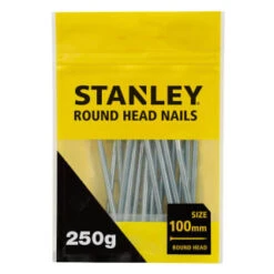 Stanley Round Head Nails 100mm 250g