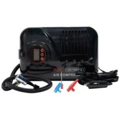 RAC Digital Air Compressor 12V -White And Silver Furniture Store 384933 rac digital air compressor 12volt 4