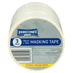 Johnstone's Masking Tape 48mm X 40m 3pk