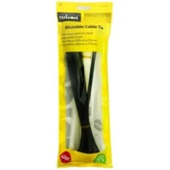 Rolson Reusable Cable Tie 40pc
