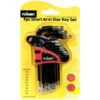 Rolson Short Arm Star Key Set 9pc