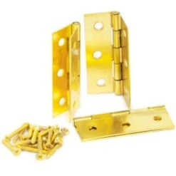 Stanley Brass Butt Hinge 3pk 75mm