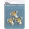 Radiator Metal Key 3pk