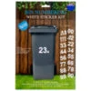 B&M Bin Numbering White Sticker List
