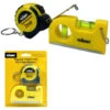 Rolson Magnetic Pocket Level & 2m Tape Measure Set