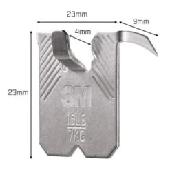 B&M 3M Claw Picture Hanger For Drywall 4pk - 7kg -White And Silver Furniture Store 397186 3m claw drywall picture hanger 7kg 2