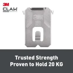 B&M 3M Claw Picture Hanger For Drywall 4pk - 20kg -White And Silver Furniture Store 397188 3m claw drywall picture hanger 20 kg 8